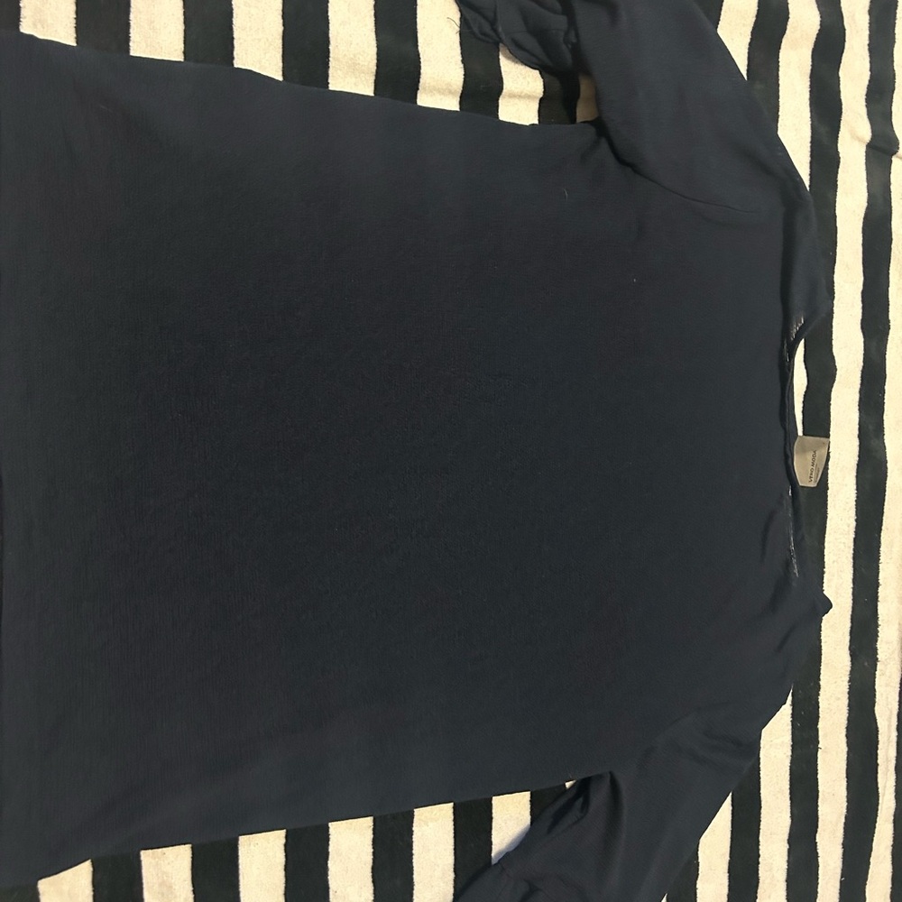 Vero Moda Navy Ruffle Blouse - Picture 4 of 5